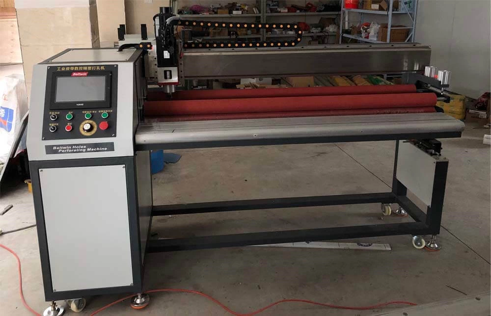 Máquina de perfuração de furos de máquina de perfuração de esteira transportadora de borracha PU PVC TD-1000