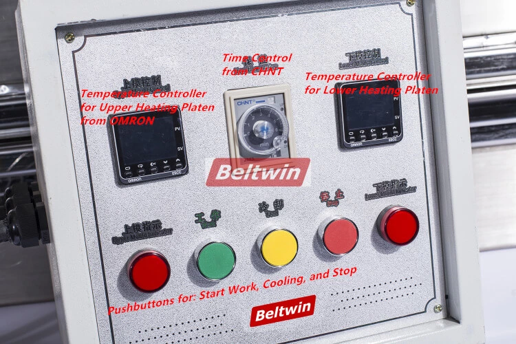 Prensa de emenda de correia de arrefecimento a água Corpo em aço inoxidável PB600-1600