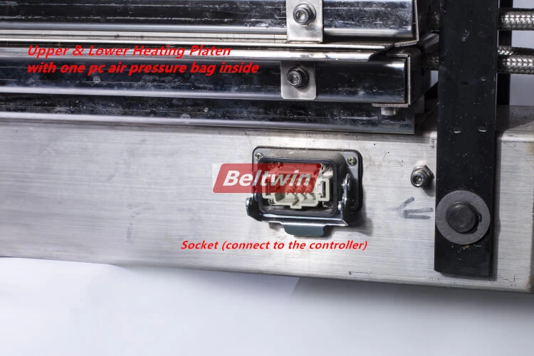 Prensa de emenda de correia de arrefecimento a água Corpo em aço inoxidável PB600-1600