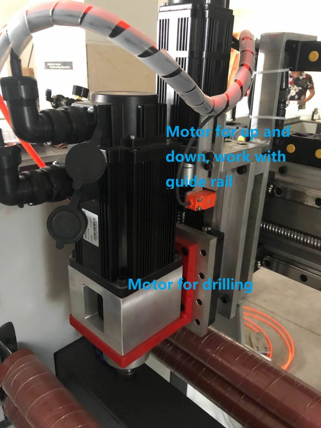 Máquina de perfuração de furos de máquina de perfuração de esteira transportadora de borracha PU PVC TD-1000