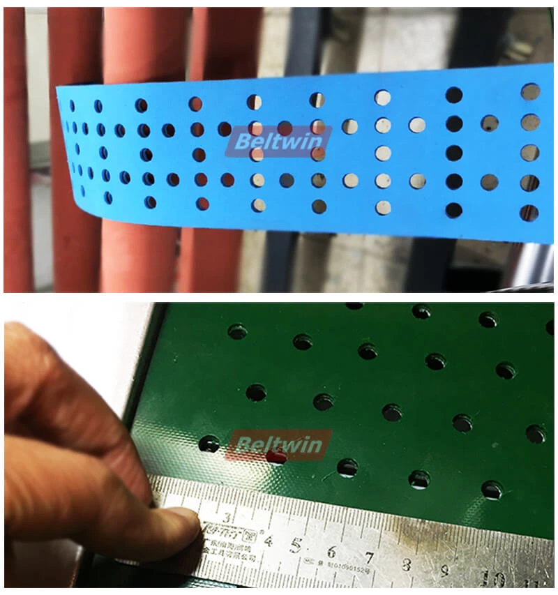 Máquina de perfuração de correia transportadora de 2000 mm de largura para correia de borracha PU PVC