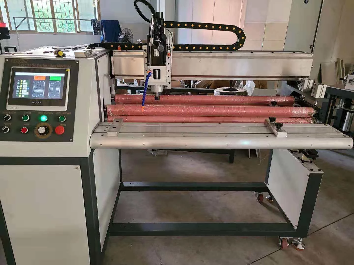 Perfuração de Furos de Máquina de Perfuração de Correia Transportadora de Borracha EP