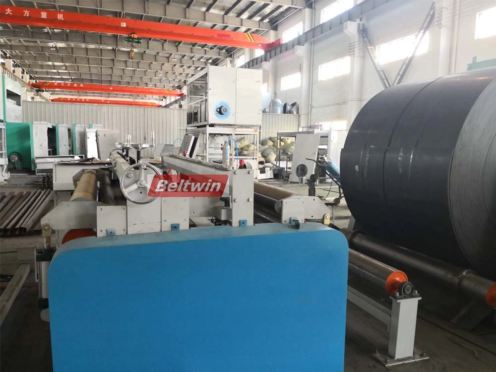 Cortador de correia resistente para correia transportadora de borracha, máquina de corte