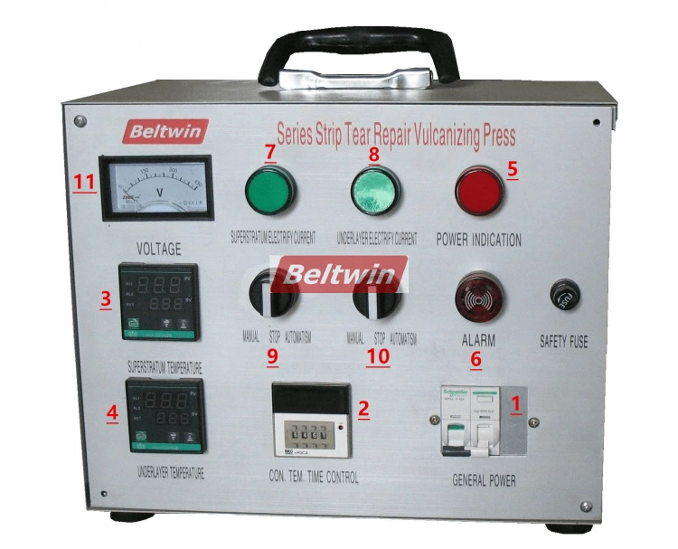 Vulcanizadores de reparo C-Clamp | Prensa de reparo vulcanizante para correia transportadora de borracha