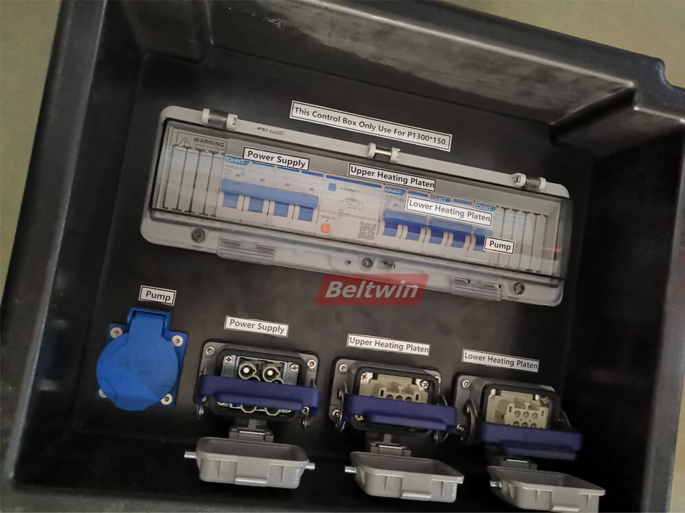 Prensa de emenda de correia de resfriamento de água Corpo de liga de alumínio PC2100-4200