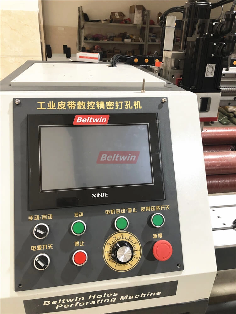 Máquina de perfuração de correia larga de 1500/2600 mm