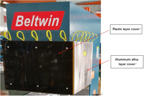 Máquina de soldar correia de alta frequência QA-1000 para guia em V/presilha/parede lateral de correia