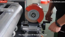 Como você moe o tecido da correia transportadora?