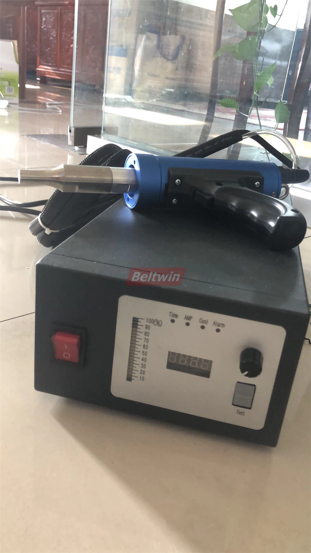 Pistola de aquecimento Beltwin para soldagem de dedos de correia transportadora