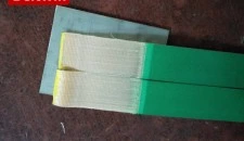 Operação da máquina de raspagem de correia