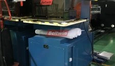 Teste de máquina de alta frequência antes da entrega