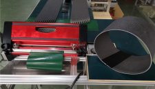 Como emendar a correia PVK por prensa de resfriamento a ar e perfurador de dedo automático-2