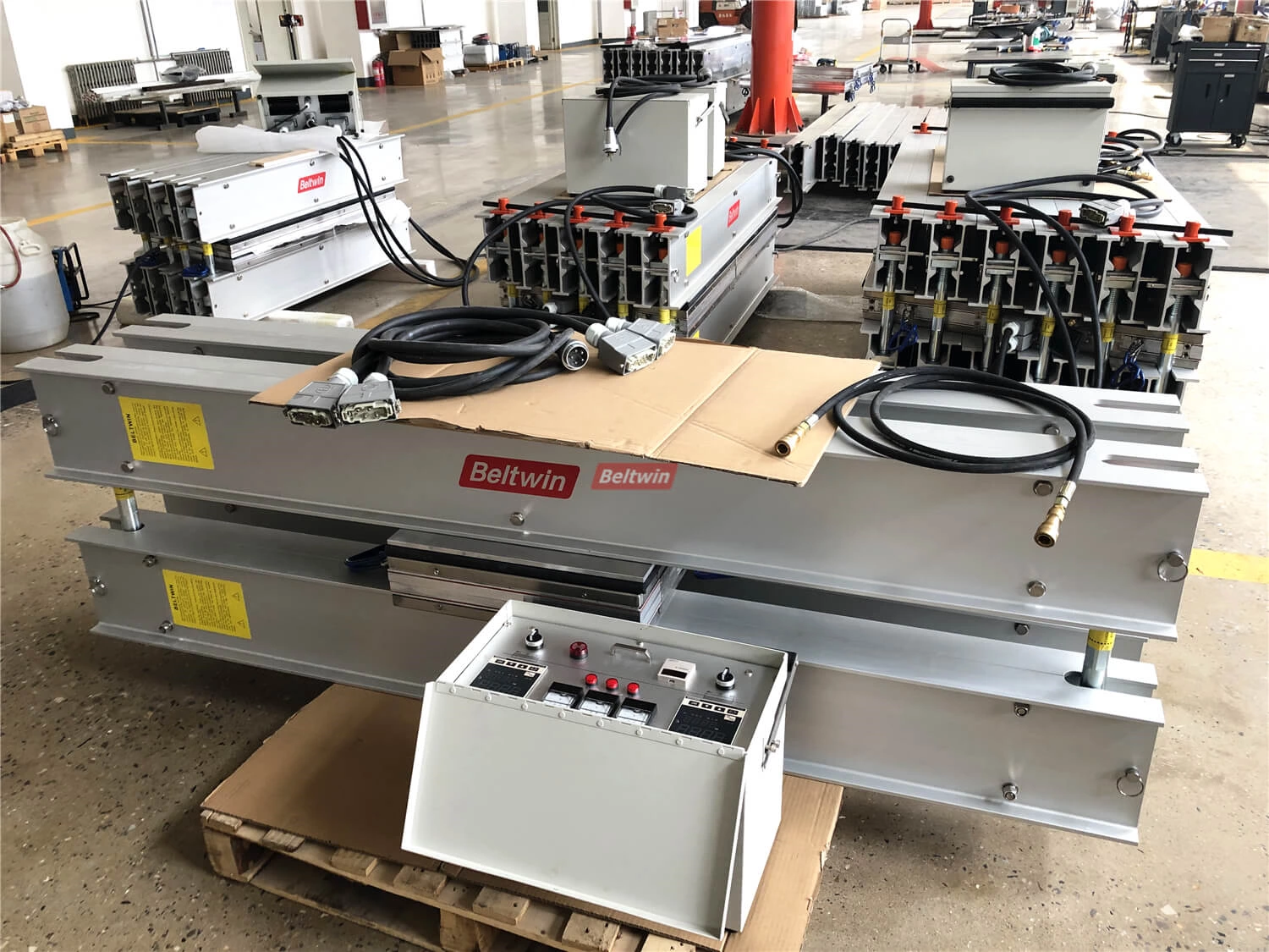 Vulcanizador de reparo de correia de borracha Beltwin para correia de 1600 mm