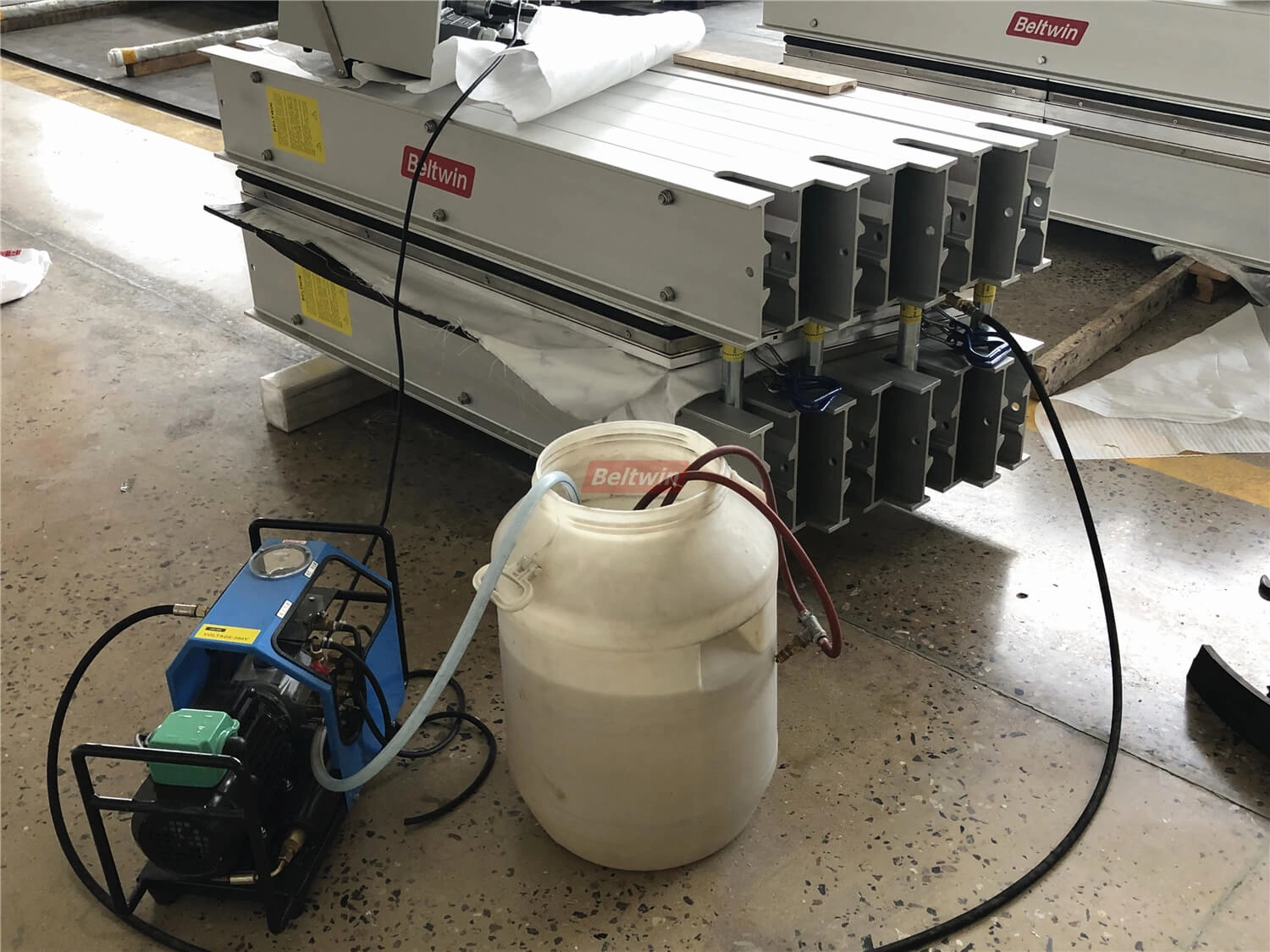 Vulcanizador de cinto de borracha Beltwin para cinto de 1200 mm