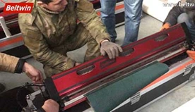 Treinamento no Uzbequistão para Prensa de Refrigeração a Ar