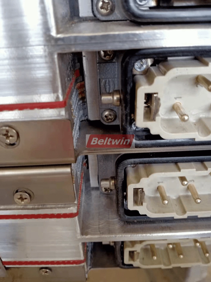 Placa de aquecimento vulcanizador 710*1420mm 22 graus com saco de pressão e placa de compensação de pressão, terno para vulcanizador secional Almex, navio para a Austrália.