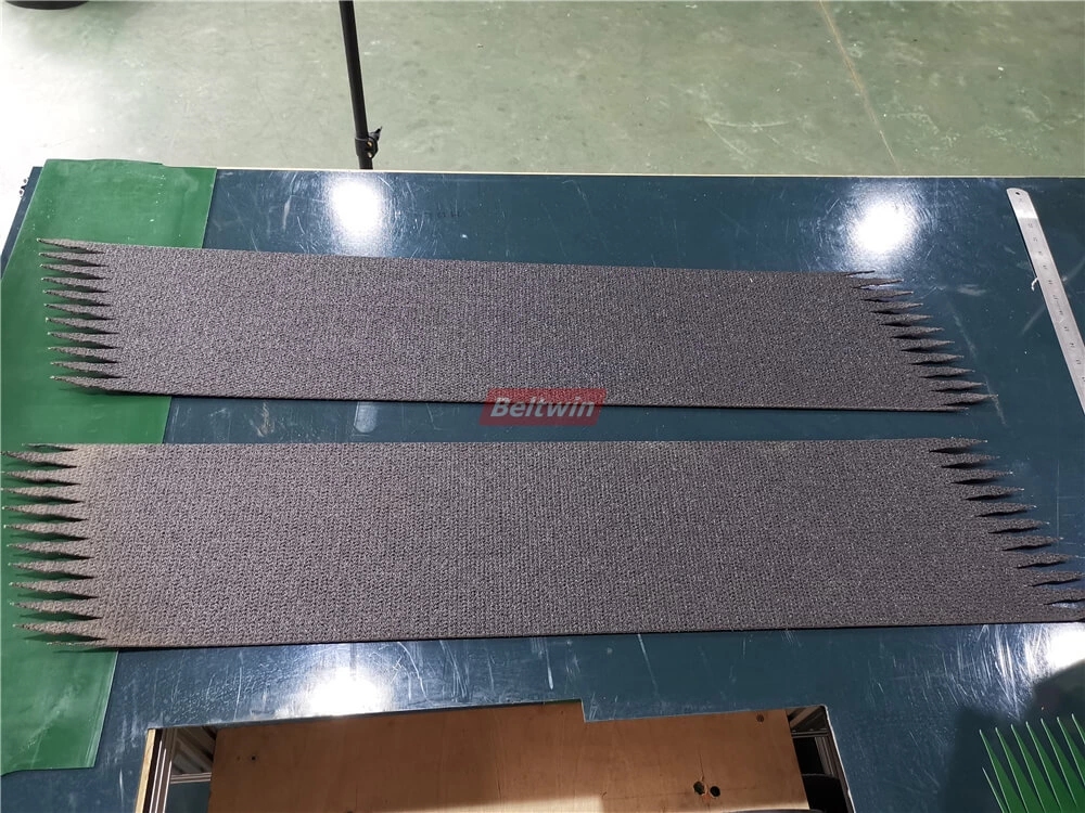 Como emendar a correia PVK por prensa de resfriamento a ar e perfurador de dedo automático-1