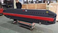 Prensa de junta quente de refrigeração a ar de PVC PU para correia de 3000 mm de largura
