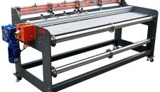 Cortador de correia de pvc em produção