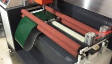 Operação da máquina de perfuração de correia