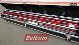 O pedido do cliente do brasil: prensa de refrigeração a ar 900mm e 2100mm