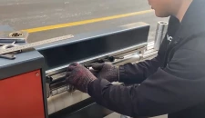 Como ajustar a junta e a lâmina da talhadeira de corte pequena