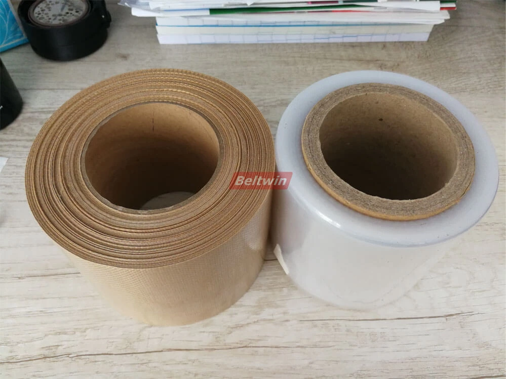 Prensa de junta a quente de ferro de solda de correia de teflon portátil PTFE