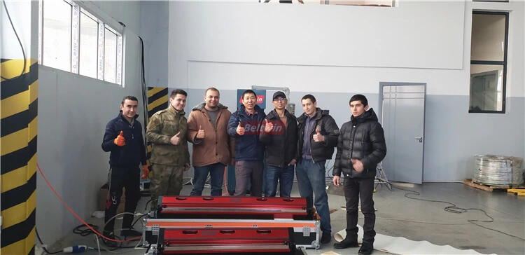 Fornecer treinamento de equipamentos para clientes uzbeques