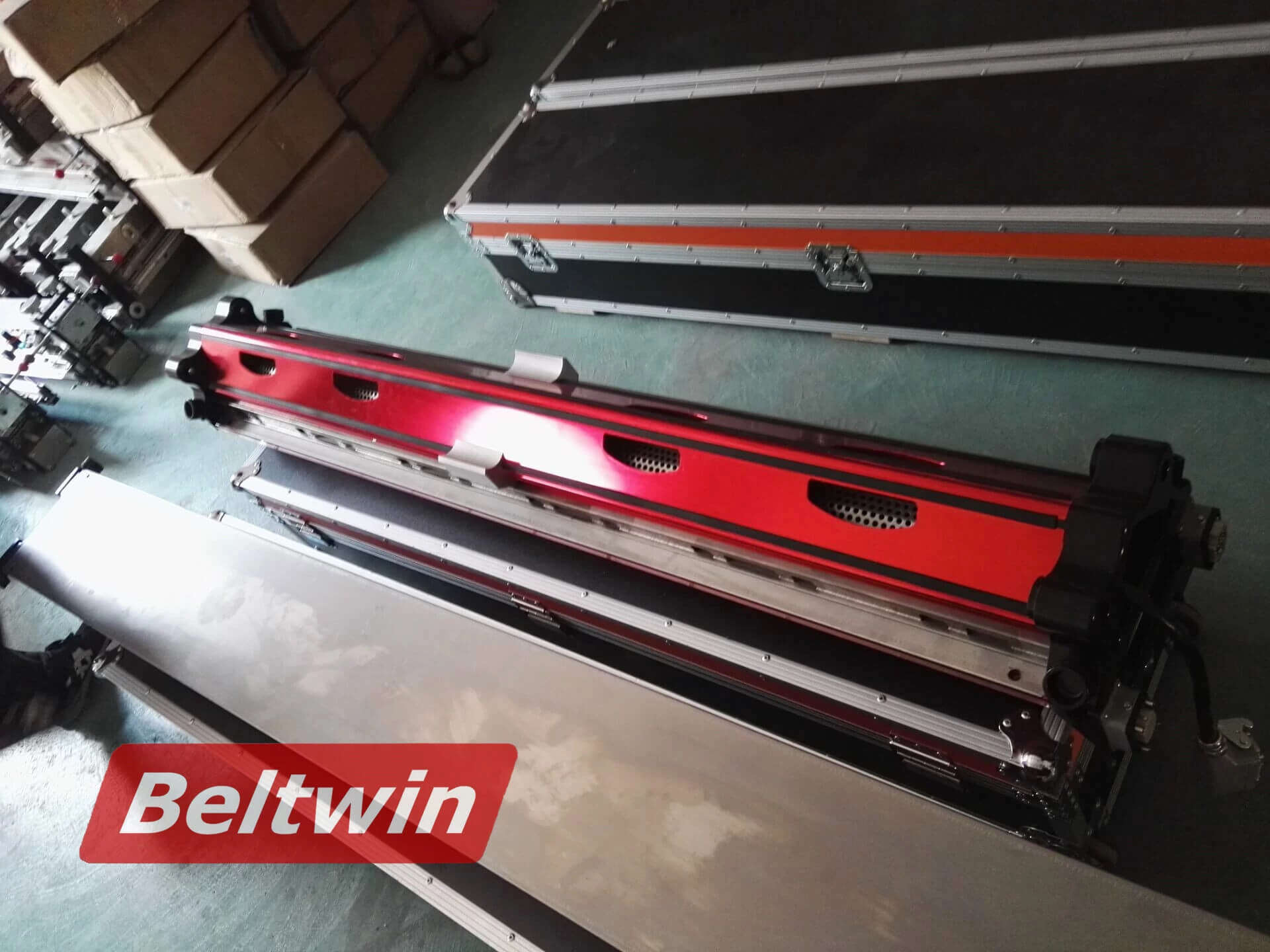 Bom feedback para prensa de resfriamento de ar e máquina de descasque dos eua