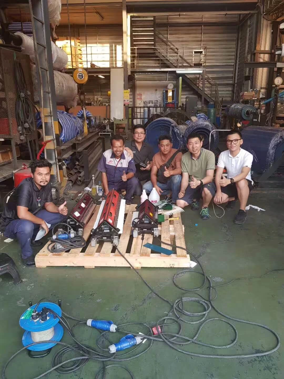 Viagem à Tailândia 2019: Feedback do cliente na Tailândia para a imprensa de resfriamento de ar Dia 6