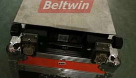Prensa de resfriamento a ar Beltwin PA-1200 Entrega na Colômbia