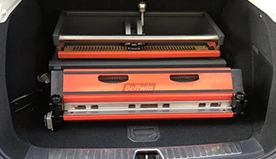 Desenho de carregamento da prensa de resfriamento a ar e perfurador de dedo manual