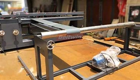 Máquina de guia de cinto 3000mm teste e entrega para a Holanda