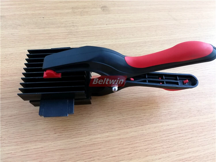 Prensa de braçadeira de aquecimento para correia tangencial de emenda de metal, correia de máquina, correia de transporte e processo