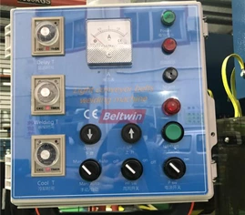 Máquina de soldar correia de alta frequência QA-1000 para guia em V/presilha/parede lateral de correia
