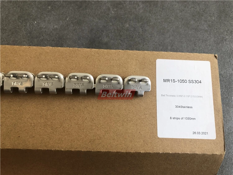 Fixador de correia transportadora de grampos de aço inoxidável série MR