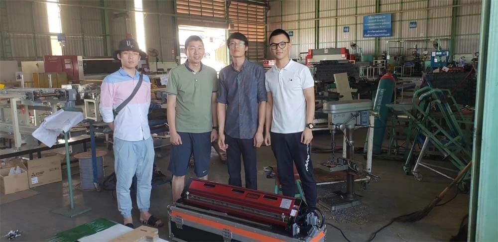 Boa viagem para visitar os clientes da Tailândia 2019