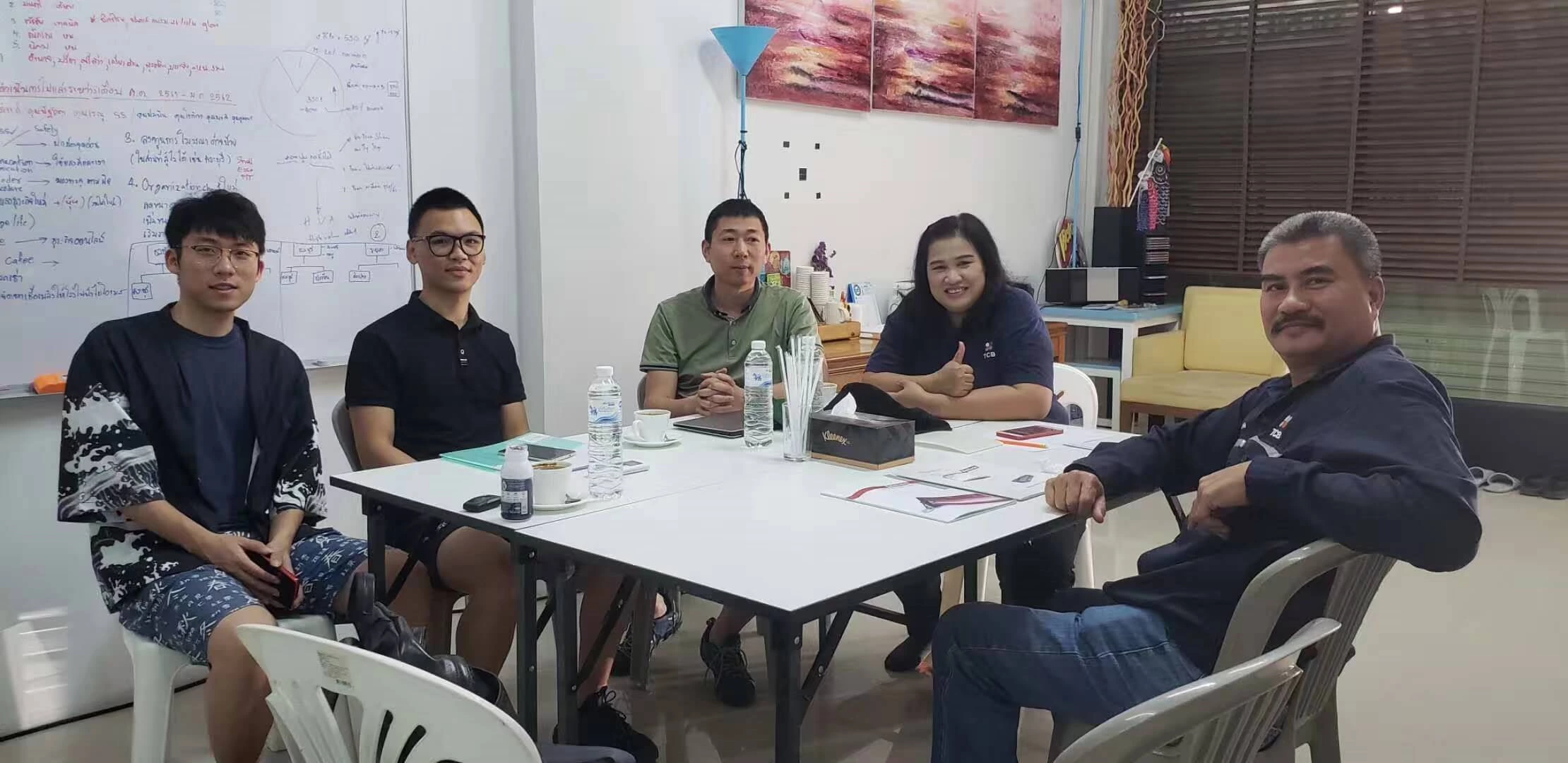 Boa viagem para visitar os clientes da Tailândia 2019