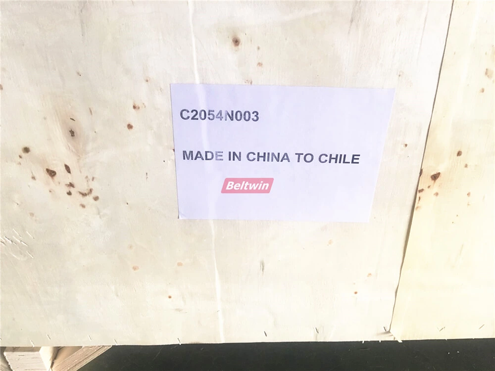 Entrega da prensa de resfriamento de ar PA1200 para o Chile