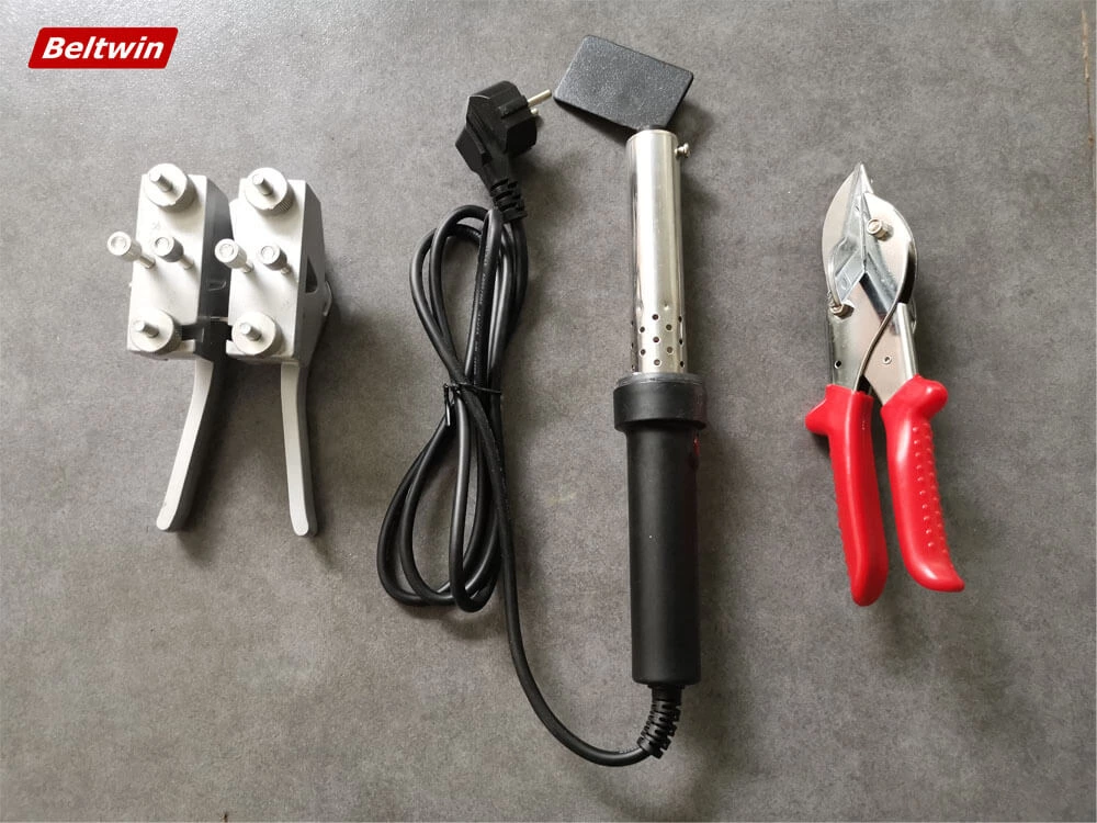 Kit de emenda de ferramenta de soldagem de correia V redonda PU