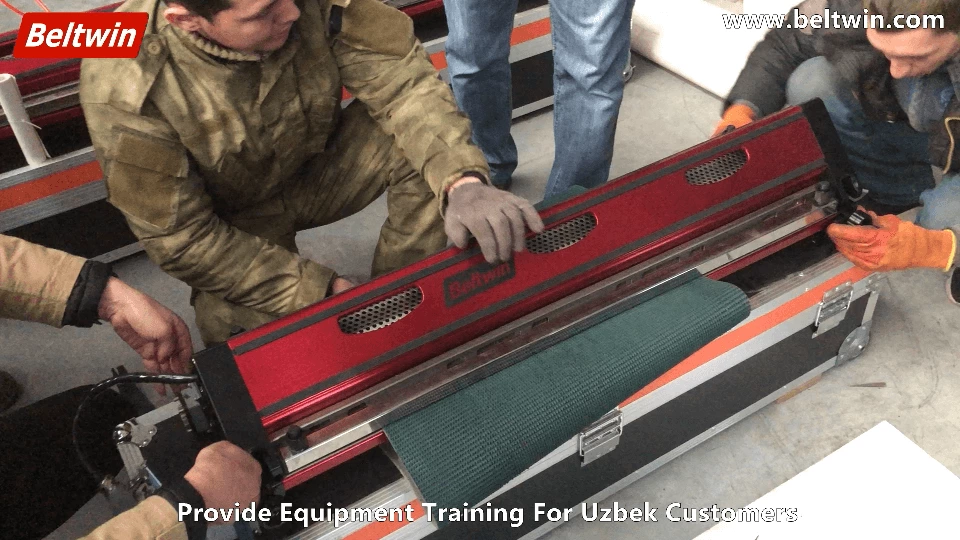 Treinamento no Uzbequistão para Prensa de Refrigeração a Ar