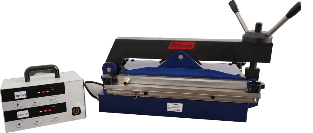 Prensa de emenda de correia de resfriamento de água para correia transportadora de pvc de 200-400mm, transmissão e correia plana