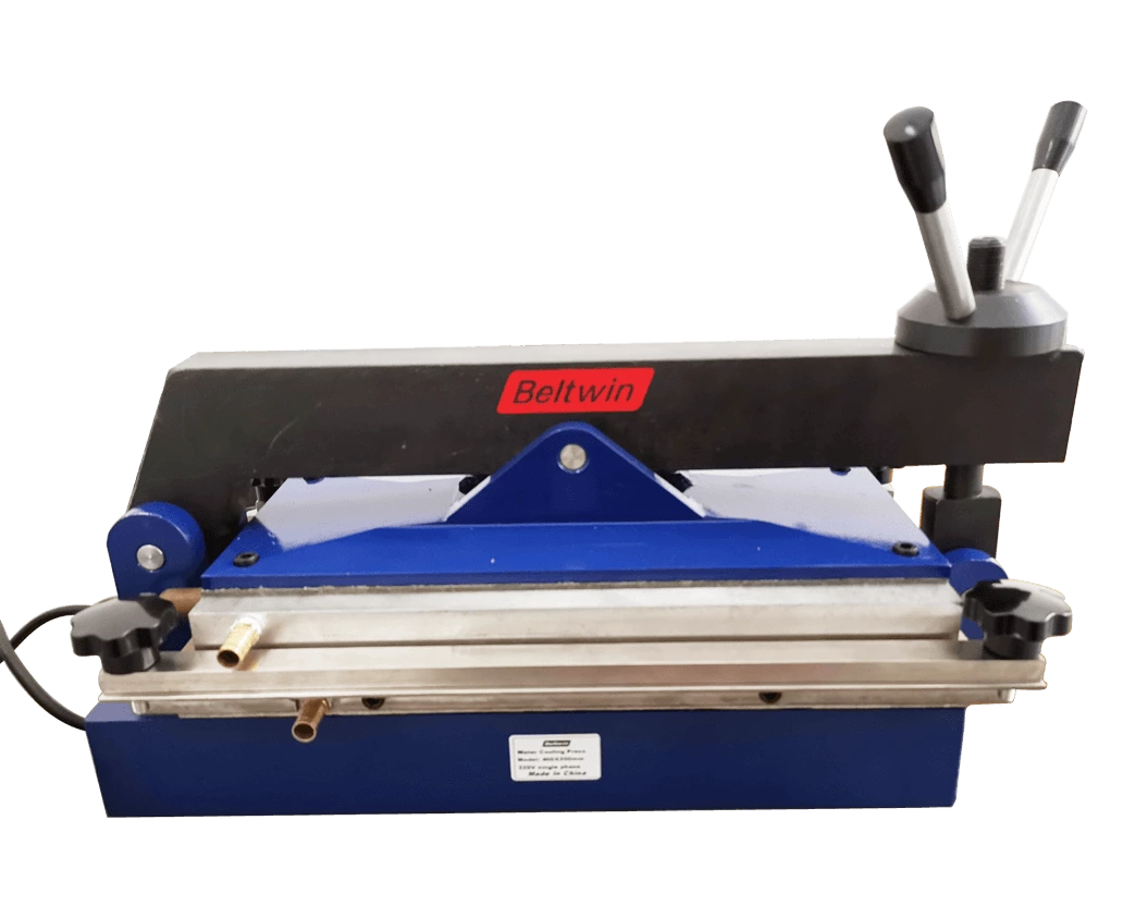 Prensa de emenda de correia de resfriamento de água para correia transportadora de pvc de 200-400mm, transmissão e correia plana