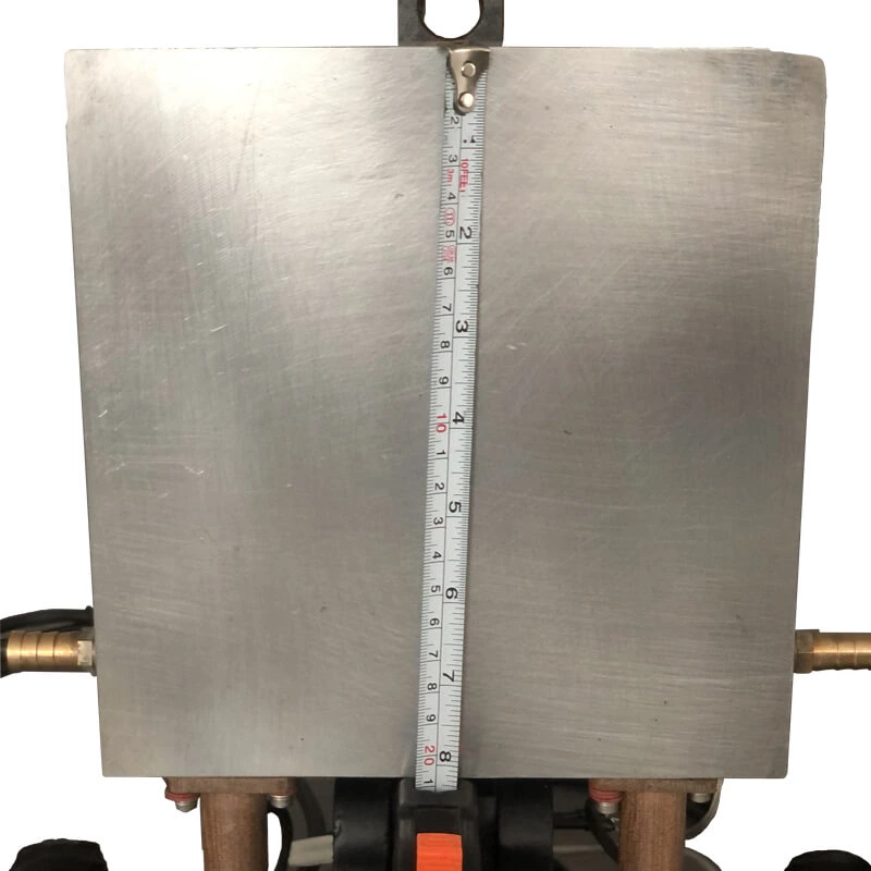 Prensa de emenda de correia de resfriamento de água para correia transportadora de pvc de 200-400mm, transmissão e correia plana