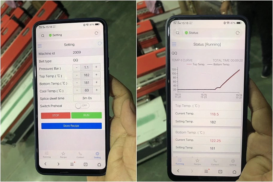 Por que a nova prensa de emenda de correia de resfriamento de ar