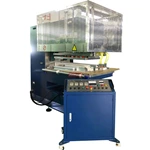 Máquina de solda de alta frequência 15KW para presilha de cinto de PVC PU, guia V, parede lateral