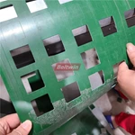 Máquina de perfuração de furos ovais quadrados redondos com cinto de PU de PVC de 2000 mm de largura