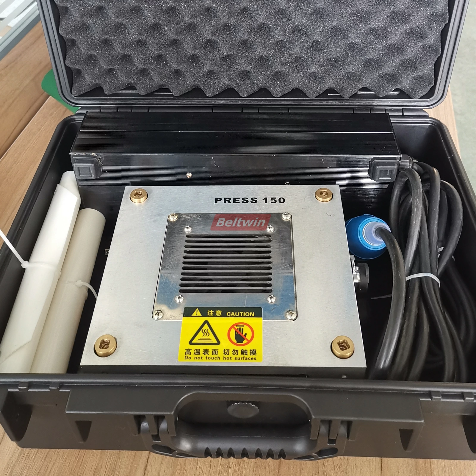 Prensa de resfriamento de ar pequena Beltwin