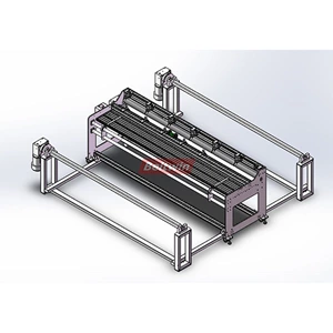 Talhadeira de correia transportadora com enrolador & rebobinador (versão melhorada)