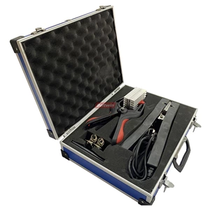 Prensa de braçadeira de aquecimento para correia tangencial de emenda de metal, correia de máquina, correia de transporte e processo